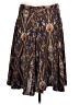 Lapis Paisley Brown Casual Skirt Size L - photo 1
