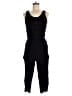 Love Tree 100% Rayon Solid Black Jumpsuit Size M - photo 1