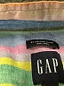 Gap 100% Linen Stripes Orange Pink Long Sleeve Button-Down Shirt Size L (tall) - photo 7