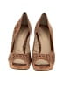 Enzo Angiolini 100% Leather Brown Heels Size 6 1/2 - photo 2