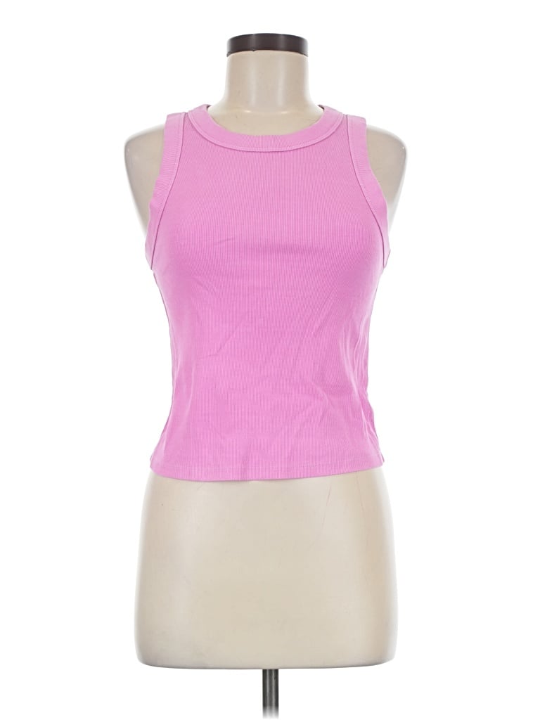 Pre-owned Old Navy Tank Top Pink Halter Neckline Tops
