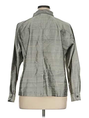 Chico's Design Long Sleeve Silk Top (view 2)