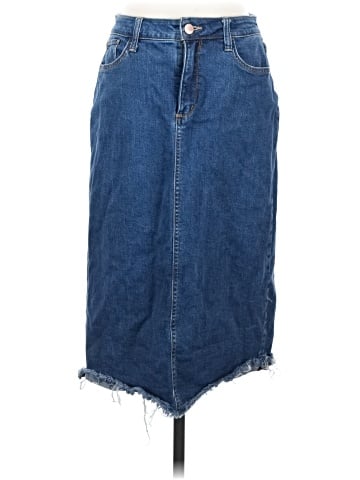 a.n.a. A New Approach Denim Skirt (view 1)
