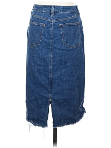 a.n.a. A New Approach Denim Skirt (view 2)