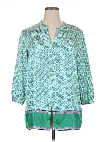 Jones New York Signature 3/4 Sleeve Blouse (view 1)
