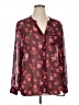 Kut from the Kloth 100% Polyester Brown Long Sleeve Blouse Size 1X - photo 1