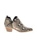 Dolce Vita Animal Print Ivory Ankle Boots Size 8 1/2 - photo 1