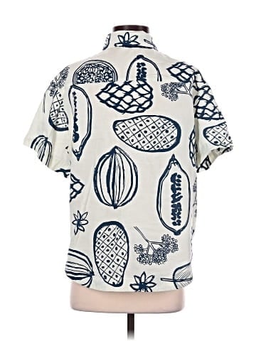 Petal and Pup Short Sleeve Button-Down Shirt (view 2)