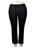 Roaman's Solid Black Active Pants Size 22W - photo 1