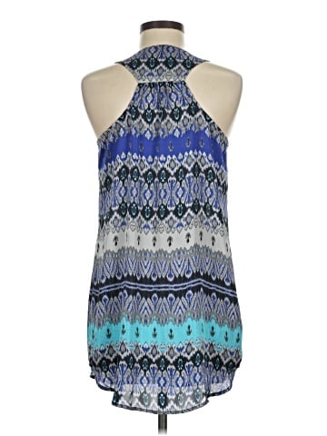 Aqua Sleeveless Blouse (view 2)