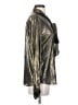 Mo&Co. Silver Long Sleeve Top Size S - photo 4