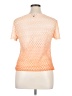 Notations 100% Polyester Orange Short Sleeve Top Size XL - photo 2