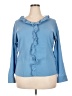 Unbranded 100% Polyester Blue Long Sleeve Blouse Size 3X - photo 1