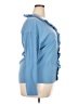 Unbranded 100% Polyester Blue Long Sleeve Blouse Size 3X - photo 4