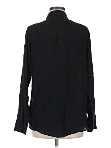 Zoe & Sam Long Sleeve Silk Top (view 2)