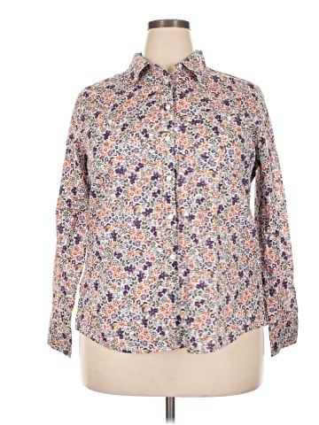 St. John's Bay Long Sleeve Button-Down Shirt (view 1)