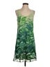 CAbi 100% Polyester Tropical Green Cocktail Dress Size S - photo 1