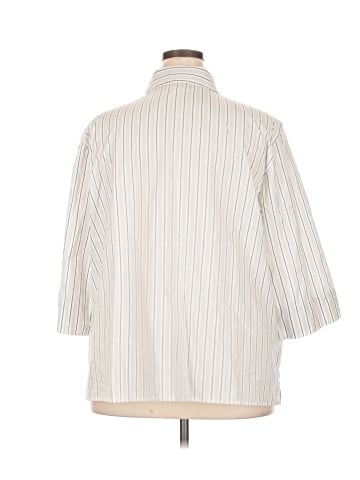 Alfred Dunner 3/4 Sleeve Button-Down Shirt (view 2)