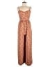 No Comment Hearts Brown Jumpsuit Size XL - photo 1