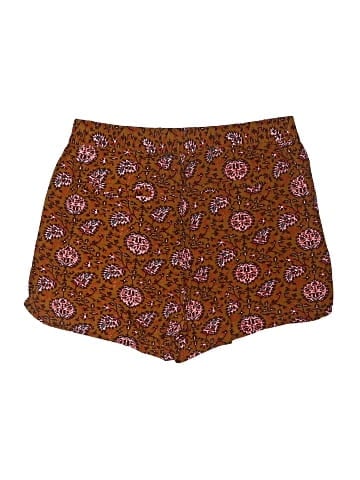 Madewell Drapey Pull-On Shorts in Warm Paisley (view 2)