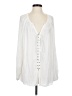 Ramy Brook 100% Polyester Ivory 3/4 Sleeve Blouse Size S (estimated) - photo 1