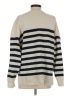 Cos 100% Wool Stripes Ivory Wool Pullover Sweater Size S - photo 2