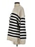 Cos 100% Wool Stripes Ivory Wool Pullover Sweater Size S - photo 5