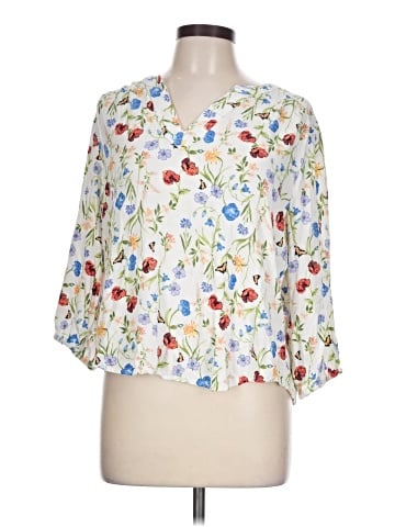 St. John's Bay 3/4 Sleeve Blouse (view 1)