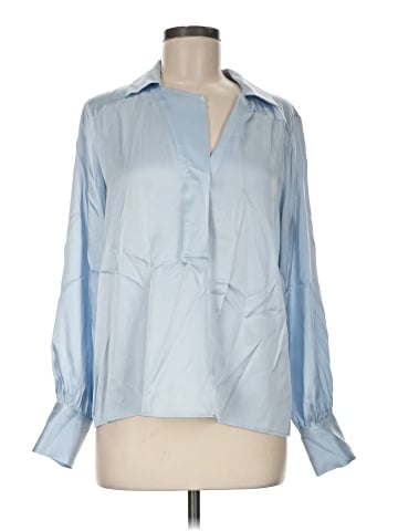 Antonio Melani Long Sleeve Silk Top (view 1)