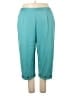Alfred Dunner 100% Polyester Teal Casual Pants Size 20 - photo 1