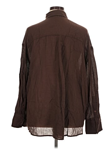 Zara Long Sleeve Button-Down Shirt (view 2)