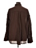 Zara Solid Brown Long Sleeve Button-Down Shirt Size XL - photo 2