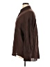 Zara Solid Brown Long Sleeve Button-Down Shirt Size XL - photo 5