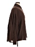 Zara Solid Brown Long Sleeve Button-Down Shirt Size XL - photo 4