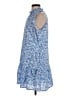 THML Print Blue Casual Dress Size S - photo 5