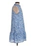 THML Print Blue Casual Dress Size S - photo 4