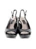 Nine West 100% Leather Black Heels Size 7 1/2 - photo 2