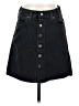 Levi's Solid Black Denim Skirt Size 27 waist - photo 1