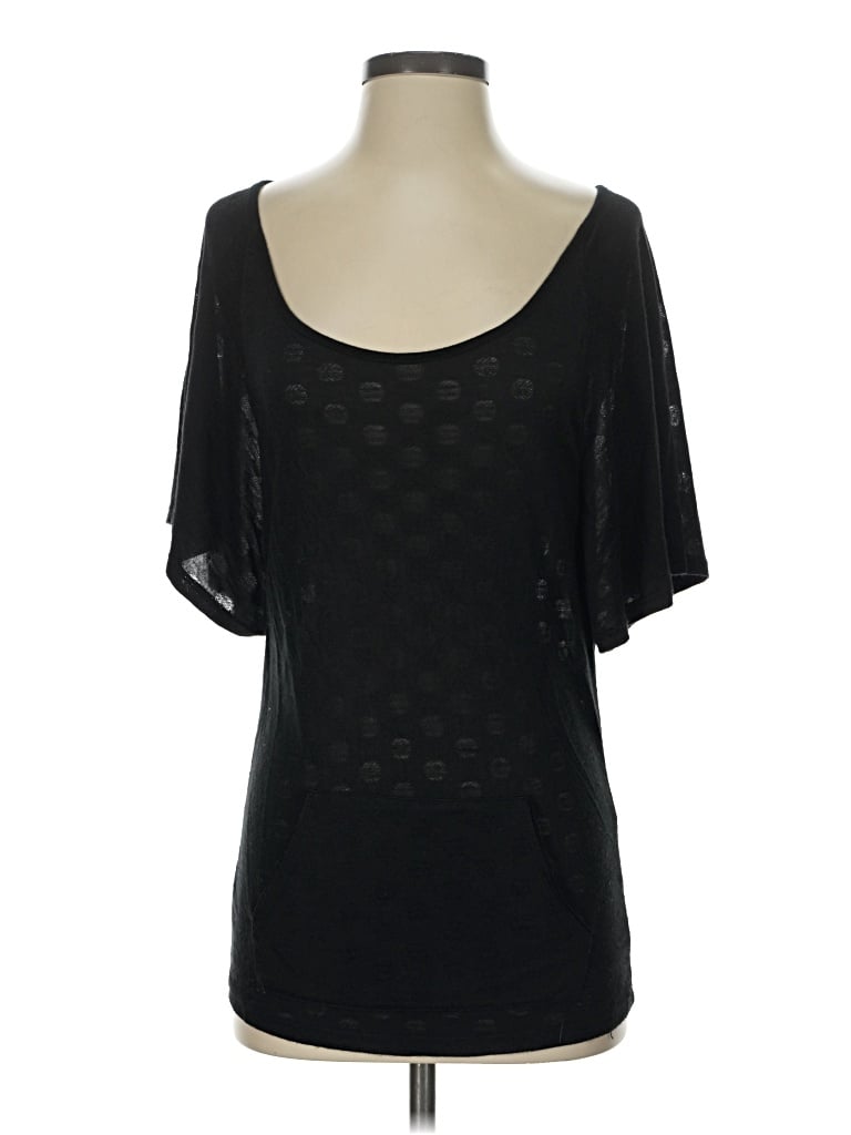 Pre-owned Volcom Short Sleeve T-shirt In Black