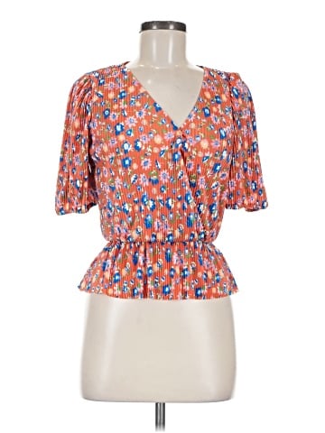 Charles Henry Short Sleeve Blouse (view 1)