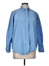 Everlane Stripes Blue Long Sleeve Button-Down Shirt Size M - photo 1