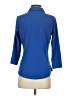 J. McLaughlin Blue 3/4 Sleeve Blouse Size S - photo 2