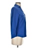 J. McLaughlin Blue 3/4 Sleeve Blouse Size S - photo 4