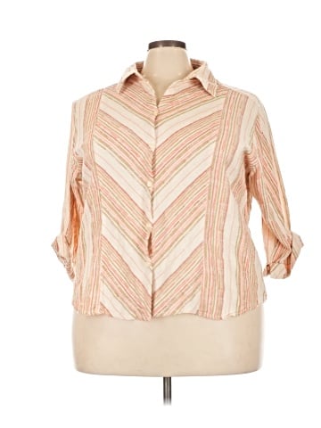 DressBarn 3/4 Sleeve Button-Down Shirt (view 1)