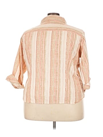 DressBarn 3/4 Sleeve Button-Down Shirt (view 2)