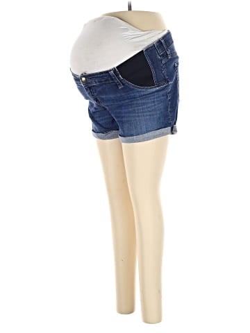 Isabel Maternity Denim Shorts (view 1)
