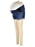 Isabel Maternity Blue Denim Shorts Size 8 Maternity - photo 1