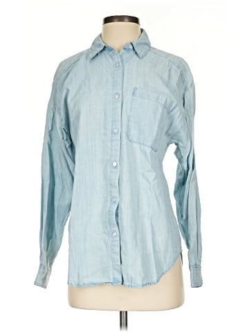 Ann Taylor LOFT Outlet Long Sleeve Button-Down Shirt (view 1)