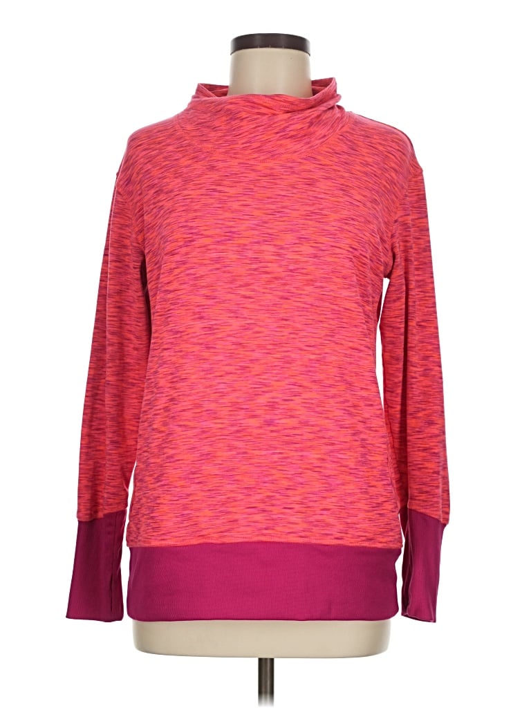 Pre-owned Rbx Long Sleeve Turtleneck In Pink
