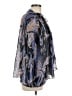 Bob Mackie 100% Polyester Blue Kimono Size L - photo 4